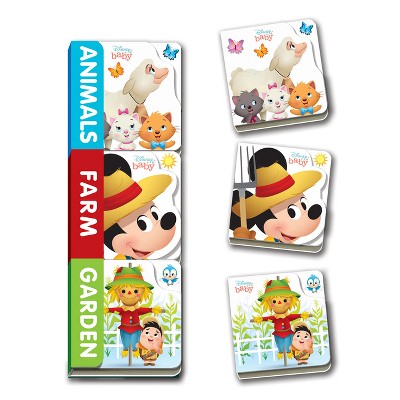 Image of Disney Baby: Animals, Farm, Garden - (Teeny Tiny Books) by  Disney Books (Board Book)