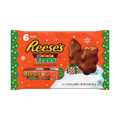 Reese's Stuffed with Pieces Holiday Peanut Butter Trees - 6.6oz/6ct