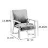 RISOKEYS 25 In Accent Chair - Wide Classic Mid-Century Modern Armchair - Stylish & Easy to Use, Perfect for Living Room & Bedroom - 3 of 4