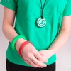 Chewigem Chewable Button Necklace, Multicolor Swirl - 3 of 4