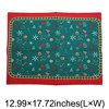 Unique Bargains Christmas Place Mats Linen Red Yellow 13"x17.7" 2 Pcs - 3 of 4