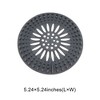 Unique Bargains Drain Strainer Round Drain Strainer TPR 5.24"x5.24" 1 Pc - 3 of 4