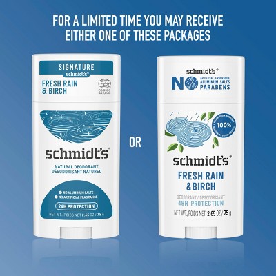 Schmidt's 24-Hour Natural Deodorant Stick - Woodsy/Earthy/Fresh Scent - 2.65oz