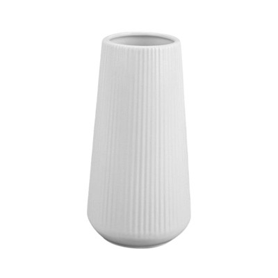 Ruso Weights Ceramic Farmhouse Conical Flower Vase