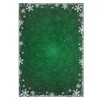 Christmas Area Rugs Xmas Snowflakes Rug Washable Holiday Home Decoration - 2 of 4