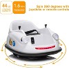 Coucheta Kids Bumper Car, 12V Electric Ride-On with Parent Remote Control, 360¡ã Spin, LED Lights & Music - 4 of 4