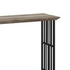 47" Zudora Accent Table Oak and Sandy Black Finish - Acme Furniture - image 4 of 4