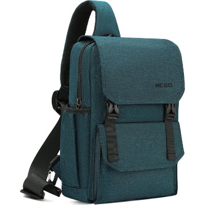 Paaaawaters Sling Bag Backpack, 13.3'' 14.1'' Laptop Bag Crossbody Shoulder Chest Backpacks Travel Outdoors