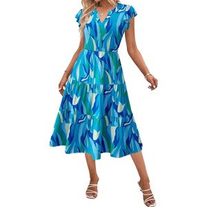 longsleeve maxi dress Women's Long Sleeve Tiered Flowy Dress, A-line V Neck Swing Beach Vacation Dress, High Waist Western Modest Long Dresses Black : Clothing, Shoes & Jewelry Long Black Prom Dress Size:S (14-14 1/2) 32/33 JULY_CHERRY front length 58.5 in