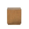 Sapphtopaz Wood Coffee Table with Open Bottom Shelf Modern Living Room Coffee Tables Simple Center Table for Living Room - 3 of 4