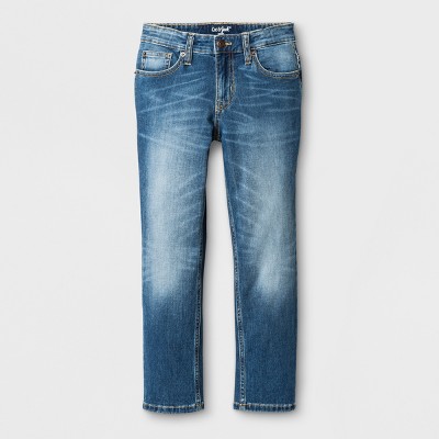 Boys' Stretch Bootcut Fit Jeans - Cat & Jack™ Dark Blue 5 : Target