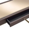 NicBex Home Office Desk 48" Modern Writing Desk with Wooden Desktop and Gold Metal Legs for Office, Study, Living Room - 3 of 4