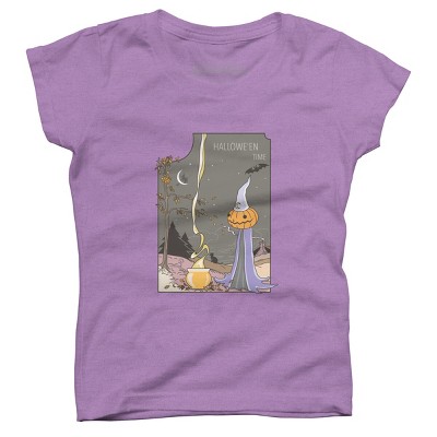 Girl's Design By Humans Halloween magic brewery By runcatrun T-Shirt