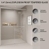 NicBex Shower Door 72"H Semi-frameless Double Bypass Sliding Shower Door with 1/4" (6mm) Tempered Glass for Walk-in Shower for Bathroom - 4 of 4