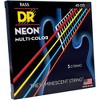 DR Strings Hi-Def NEON Multi-Color Coated Medium 5-String Bass Strings - 4 of 4