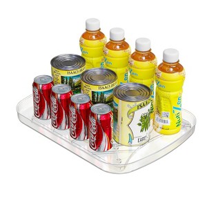 YIGII Lazy Susan Turntable Organizer for Refrigerator 360° Refrigerator Organizers and Storage Lazy Susan Organizer for Fridge, Cabinet, and Pantry - 1 of 4