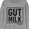 Only Murders In The Building Gut Milk Crew Neck Long Sleeve Gray Heather Adult Tee - 2 of 2