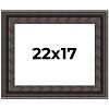 PosterPalooza | 3.5" Wide Ornate Black Picture Frame - UV Acrylic, Backing Board, Hanging Hardware Included - 2 of 4