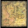 Men's The Lord of the Rings Fellowship of the Ring Map of Middle Earth T-Shirt - 2 of 4