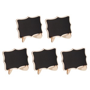 Unique Bargains Wood Smooth Surface Detachable Design Space Saving Mini Chalkboard - 1 of 4
