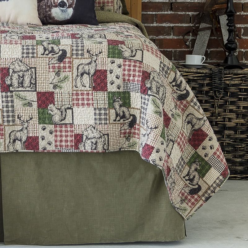 C&F Home Caleb Rustic Lodge Cotton Quilt Set  - Reversible and Machine Washable, 3 of 8