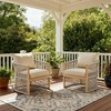 Christopher Knight Home Cassie Outdoor Aluminum Club Chair with Rope Accents (Set of 2) - 2 of 4