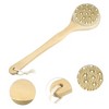 Unique Bargains Long Handle Bath Brush 16.54" Length Yellow 1 Pc - 3 of 4