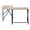 Monarch Specialties Computer Desk Home Office Corner 55InchL L Shape Work Laptop Metal Laminate Brown Black Contemporary Modern - 4 of 4