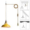 CLAXY Macaron Plug-in Kitchen Pendant Light Adjustable Hanging Height - 2 of 4