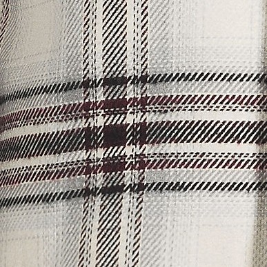 royal burgundy/ivory plaid