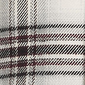 royal burgundy/ivory plaid