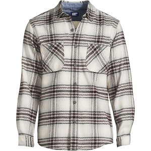 Lands' End Men's Tall Rugged Work Shirt - 1 of 4