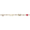 "Guili Luxurious 14K Gold Plated Bracelet: Elevate Your Child's or Young Adult's Style with Opulent Sophistication" - 2 of 3