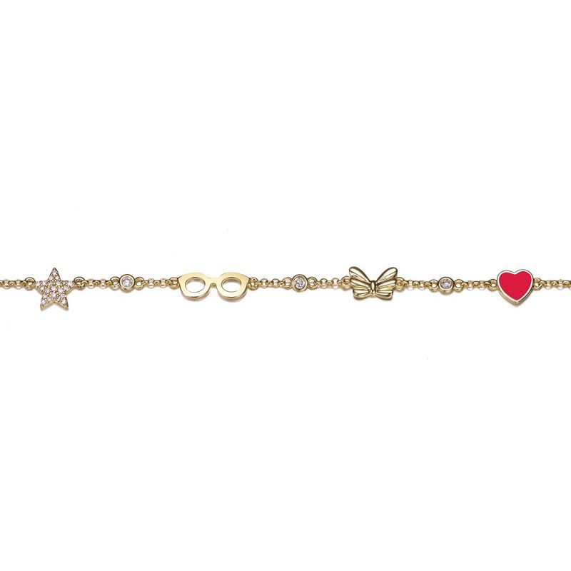 "Guili Luxurious 14K Gold Plated Bracelet: Elevate Your Child's or Young Adult's Style with Opulent Sophistication", 2 of 3