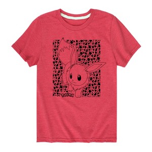 Boys' - Pokémon - Eevee Pattern Short Sleeve Graphic T-Shirt - 1 of 4