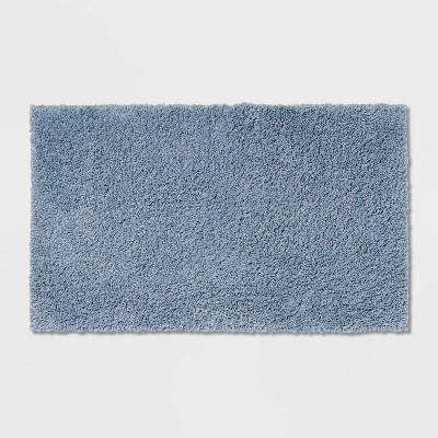 20x34 Antimicrobial Bath Mat Blue - Threshold™