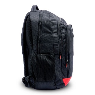 RadioShack 15.6" Laptop Backpack Black with Red Accent, Functional Tech Bag for Men and Women, Organized Storage for Work, and Travel 2606014 — фото 3