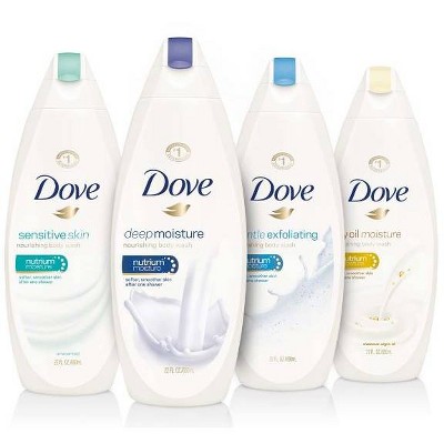 Dove Gentle Exfoliating Body Wash 22 Oz : Target