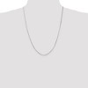 Black Bow Jewelry 1mm, 14k White Gold, Octagonal Snake Chain Necklace - 2 of 4