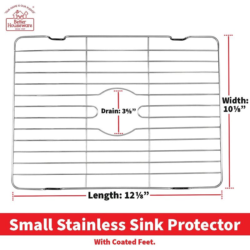 Better Houseware Stainless Steel Sink Protector, 5 of 8