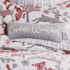 Winterland Holiday Decorative Pillow Gray - Levtex Home - 2 of 3