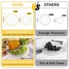 Aoibox Gold Disposable Plates and Cutlery Set - Premium Dinner Plates, Dessert Plates, Cups & Cutlery for Weddings, Catering Events - 50 Guest Service - 3 of 4