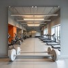 MAYEERTY 47.24x31.50x0.12in Aluminum Base Frame Fitness Mirror without Stand - 2 of 4