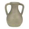 Terracotta Pottery Vase with Handle - Rustic Flower Container - Decorative Farmhouse Accent for Home, Office, Bedroom, Living Room - 2 of 4