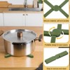 Unique Bargains Foldable Heat Resistant Non-Slip Silicone Trivet Mat for Pots Coasters - 3 of 4