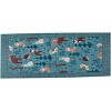 Soft Memory Foam Area Rug for Bedroom and Living Room, Non-Slip Washable Lightweight Carpet, Geometric Floral, Ultra Cozy, Foldable, Easy Care - 2 of 4