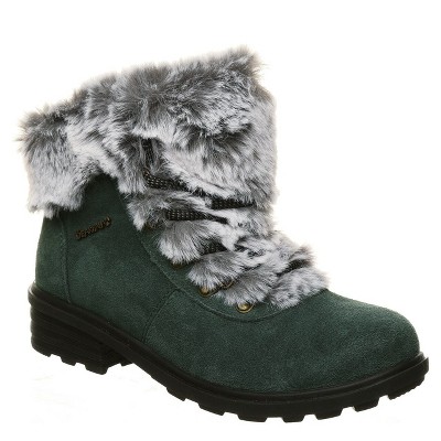 dark green boots ladies