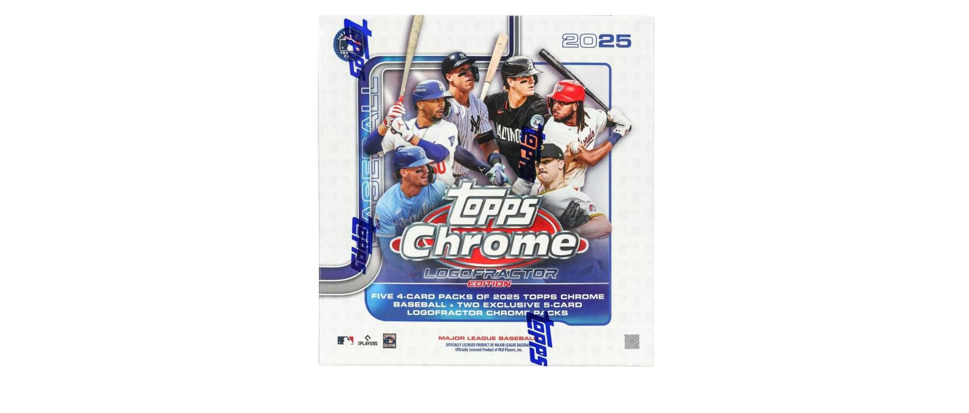 2025 Topps Chrome Baseball Logofractor Edition Box