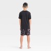 Boys' Messi 2pc Pajama Set - Black - 2 of 4