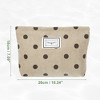 Unique Bargains Portable Corduroy Polka Dot Makeup Bags and Organizers 1 Pc - 4 of 4